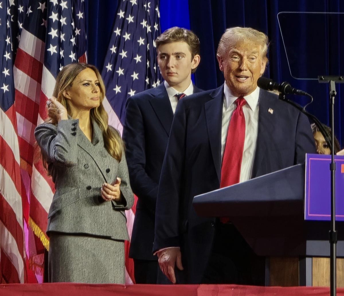 Donald Tramp, Baron Tramp, Melanija Tramp profimedia-0931162389.jpg