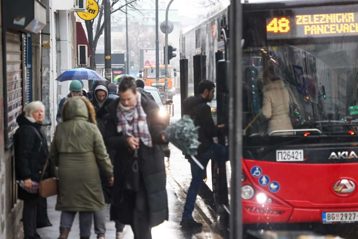 Kišni dan u Beogradu