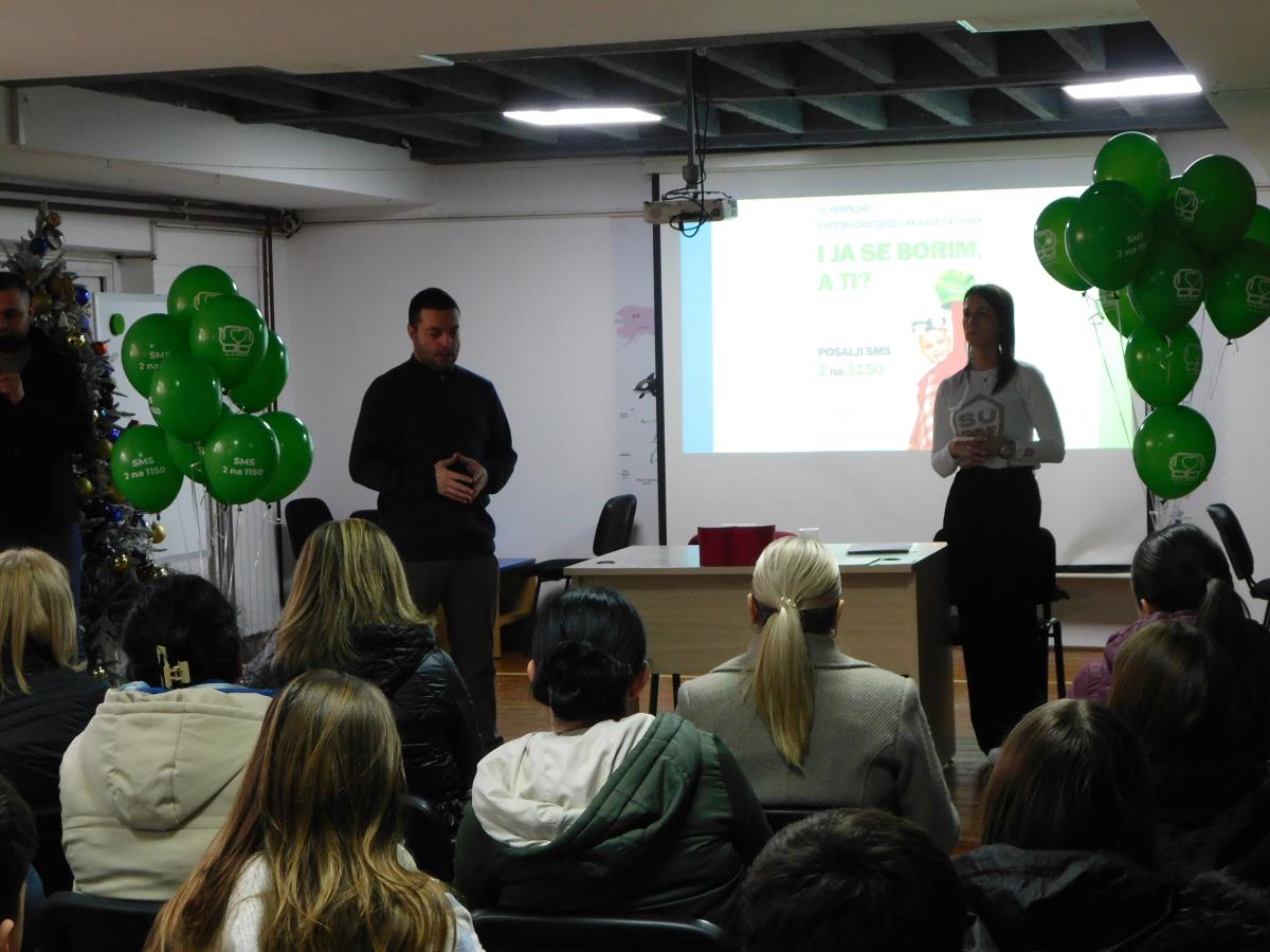 Organizacija NURDOR se predstavila u Loznici uoči Svetskog dana dece obolele od raka