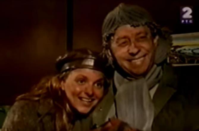 Miodrag Petrović Čkalja sa unukom