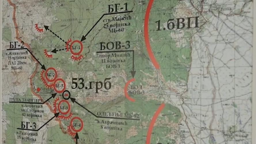 Raspored graničara, Košare.jpg