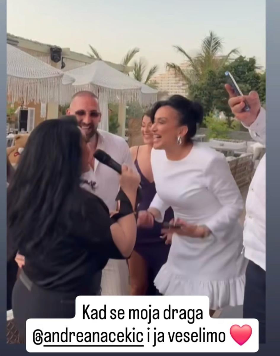 DRAGANA MIRKOVIĆ VOZI AUTO NA VODI