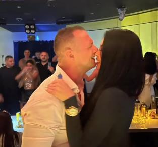 Miloš Vuković Riki sa suprugom