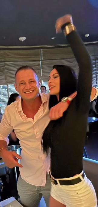 Miloš Vuković Riki sa suprugom