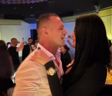 Miloš Vuković Riki sa suprugom