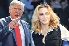 Madona i Donald Tramp