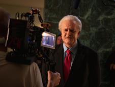 Boris Isaković kao Slobodan Milošević u seriji Porodica