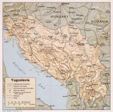 Karta Jugoslavije