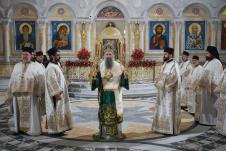 Patrijarh Porfirije u Hramu Svetog Save