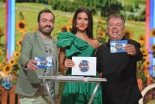 Nenad Okanović, Dragana Kosjerina i Nele Karajlić u emisji Ja volim Srbiju