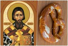 Sveti Sava + pereca - kolaž fotografija