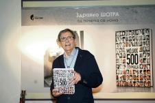 Zdravko Šotra na promociji svoje monografije Mojih 500 glumaca