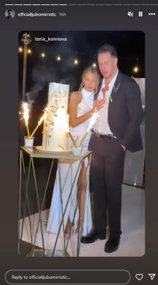 Ljubomir Ristić sa suprugom