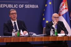 Aleksandar Vučić i Miloš Vučević