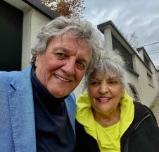 Radoš Bajić sa suprugom Milenom Bajić