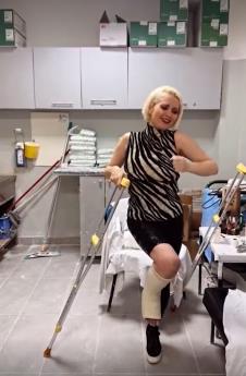 Maja Nikolić skinula gips