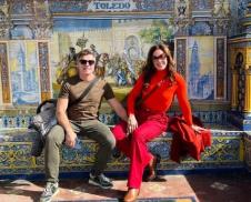 Klaudija Raja sa suprugom