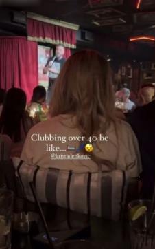 Kristina Radenković u noćnom provodu