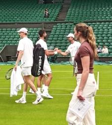 Trening Novak Đoković i Karlos Alkaraz