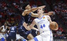 Nikola Topić na meču za Oklahoma Siti Tandere