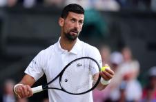 Novak Đoković tokom grend slema na Vimbldonu