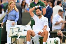 Novak Đoković na Vimbldonu 2025. godine