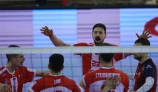Odbojkaši Crvene zvezde u večitom derbiju