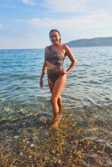 Marija Ramadanovski u tigrastom kostimu