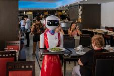 robot konobar tesla ilon mask restoran