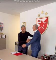 Marko Arnautović porodica na Marakani