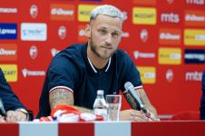 Marko Arnautović na promociji u Zvezdi