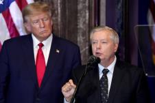 Donald Tramp i Linzi Grejem