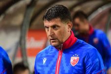 Trener Crvene zvezde Vladan Milojević na meču sa Linkolnom
