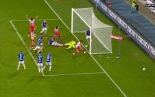 Detalj sa meča Leh - Crvena zvezda