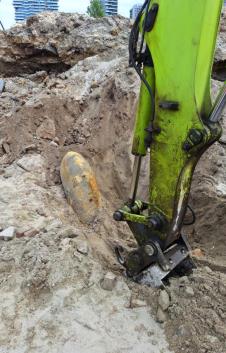 Avio-bomba iz Drugog svetskog rata na gradilištu Beograda na vodi