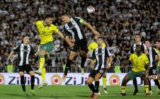 Vanja Dragojević na meču Partizan - Hibernijan