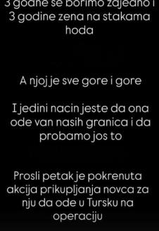 MC Aleks moli za pomoć u skupljanju novca za bolesnu majku