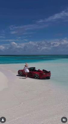 Bivša manekenka Sanja Papić na Maldivima