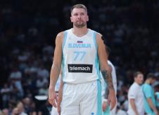 Luka Dončić na meču Srbija - Slovenija