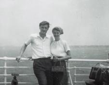 Silvija Plat i Ted Hjuz na početku braka