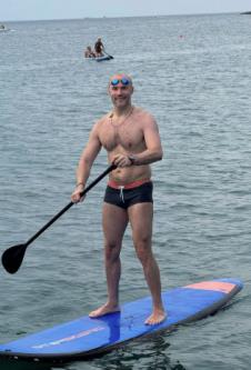 Aleksandar Sofronijević na kajaku