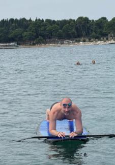 Aleksandar Sofronijević na kajaku