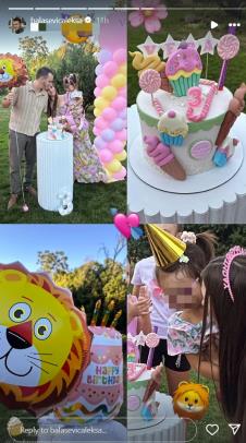 Bajkovita torta ukrašena lizalicama, sladoledima i kolačićima