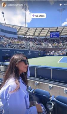 Viktor Tricki sa suprugom na US Openu