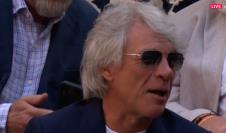 Džon Bon Džovi na meču Novaka Đokovića