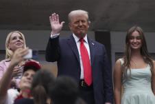 Donald Tramp sa unukom na finalu US OPEN
