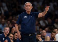 Svetislav Pešić na klupi košarkaške reprezentacije Srbije Eurobasket 2025