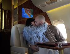 Avion kojim Sofija Kralov putuje na odmor