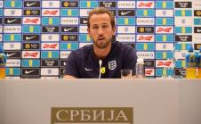 Hari Kejn na konferenciji za medije pred meč Srbije i Engleske