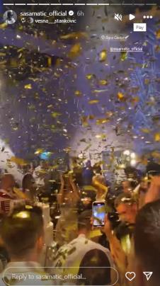 Saša Matić proslavlja ćerki rođendan, torta na četiri sprata